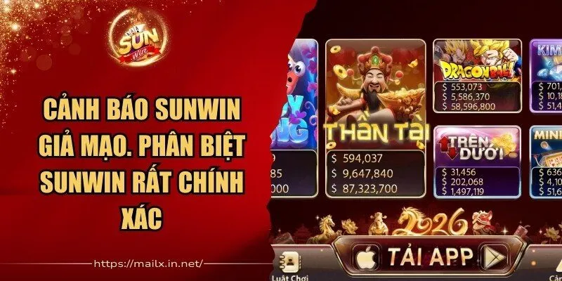 Cảnh Báo Sunwin Giả Mạo. Phân Biệt Sunwin Rất Chính Xác 1 Sunwin Sunwin Giả Mạo