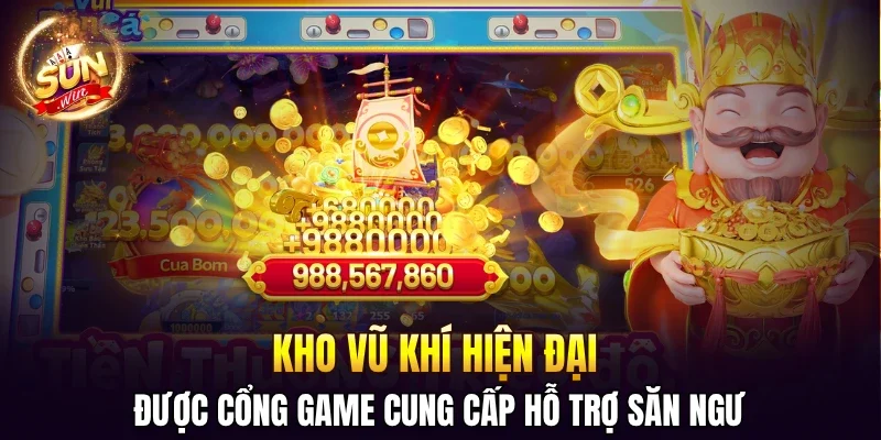 Bắn Cá SUNWIN - Kinh Nghiệm Săn Boss Hiệu Quả 2026 2 Sunwin Kho vũ khí hiện đại được cổng game cung cấp hỗ trợ săn ngư